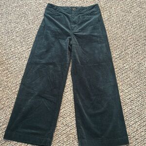 Anthropologie Maeve Colette Green Corduroy Pants